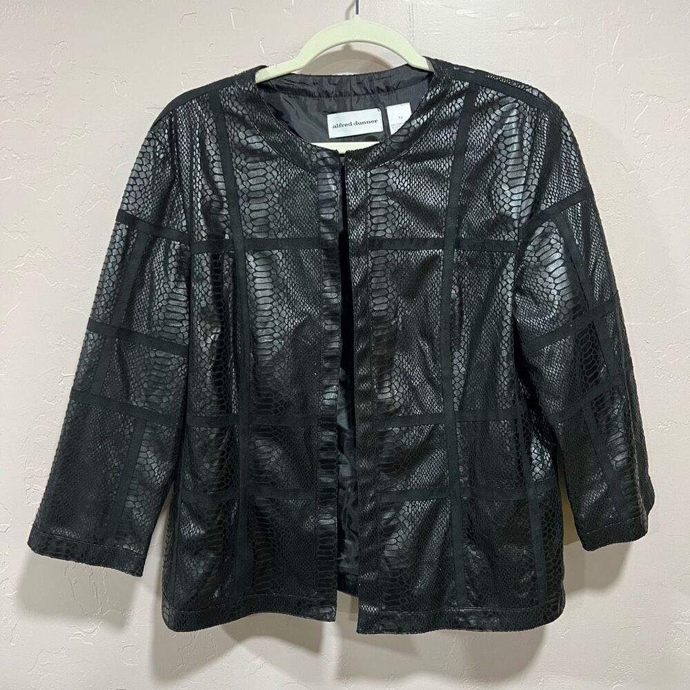 Alfred Dunner Snake Print Jacket